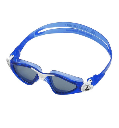 Swimming Goggles_Unisex_AQUA SPHERE Kayenne Jr.a Blue White Lenses
