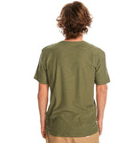 Camiseta M/C Casual Quiksilver Slub Roundneck