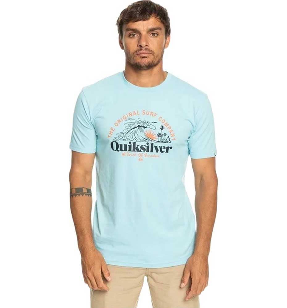 Camiseta M/c Casual_Hombre_QUIKSILVER Sunset Wave Ss