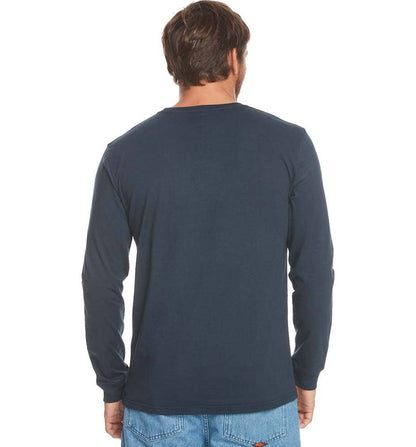 Camiseta M/l Casual_Hombre_QUIKSILVER Circled Script Front Ls