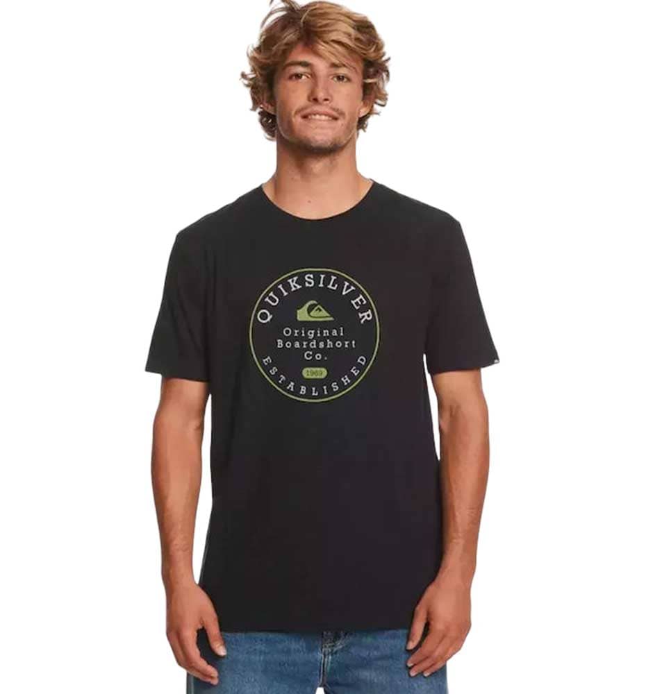 Camiseta M/c Casual_Hombre_QUIKSILVER Circle Trim