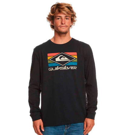 Camiseta M/l Casual_Hombre_QUIKSILVER Qs Rainbow Ls