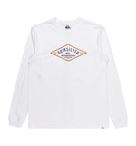 T-shirt Manga Comprida Casual Quiksilver Qs Diamond Logo Ls
