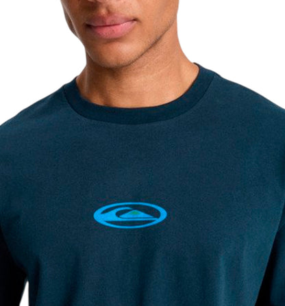 Camiseta Casual Quiksilver Flowers Surfing