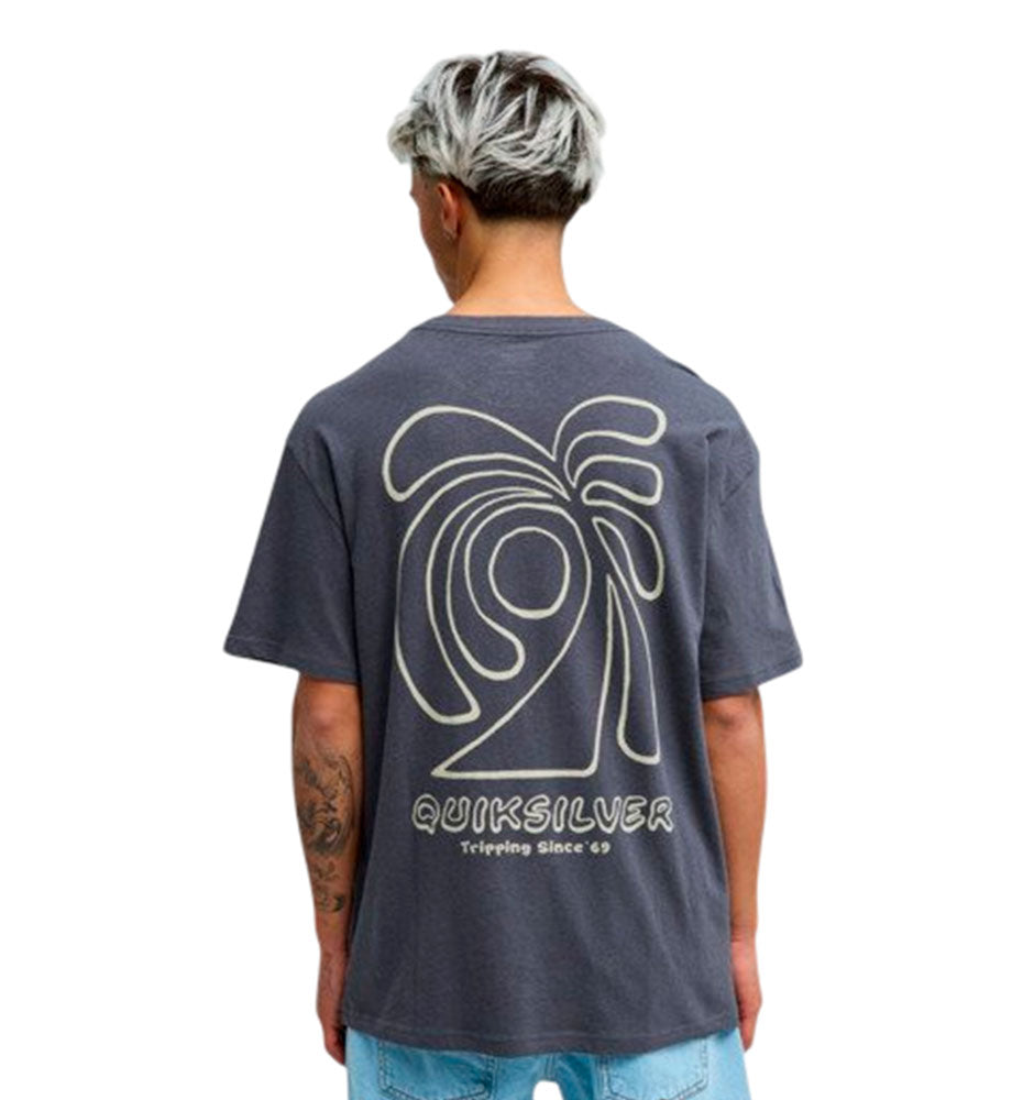 Camiseta Casual Quiksilver Curve Palm