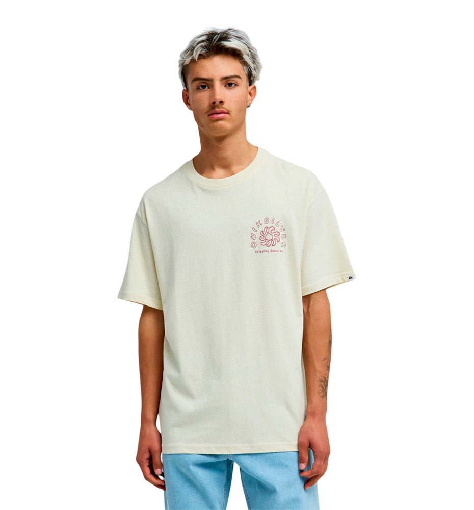 Camiseta Casual Quiksilver Curve Palm