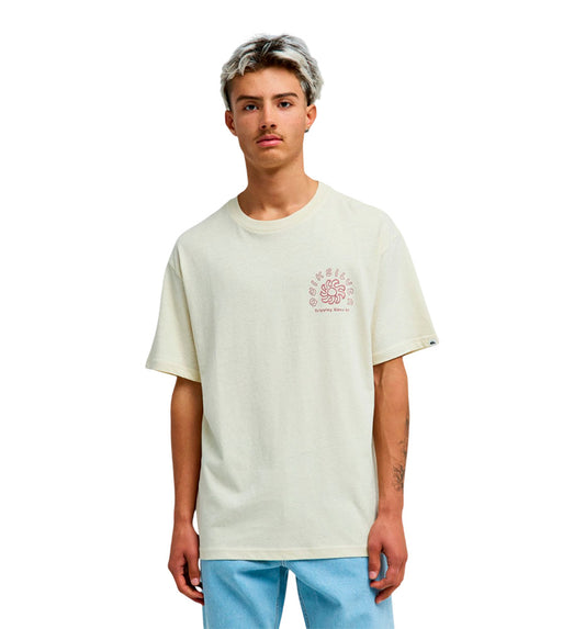 Camiseta Casual Quiksilver Curve Palm