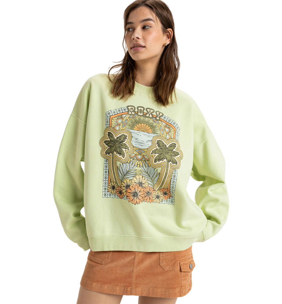 Sudadera Casual_Mujer_ROXY Lineup Oversized Crew A