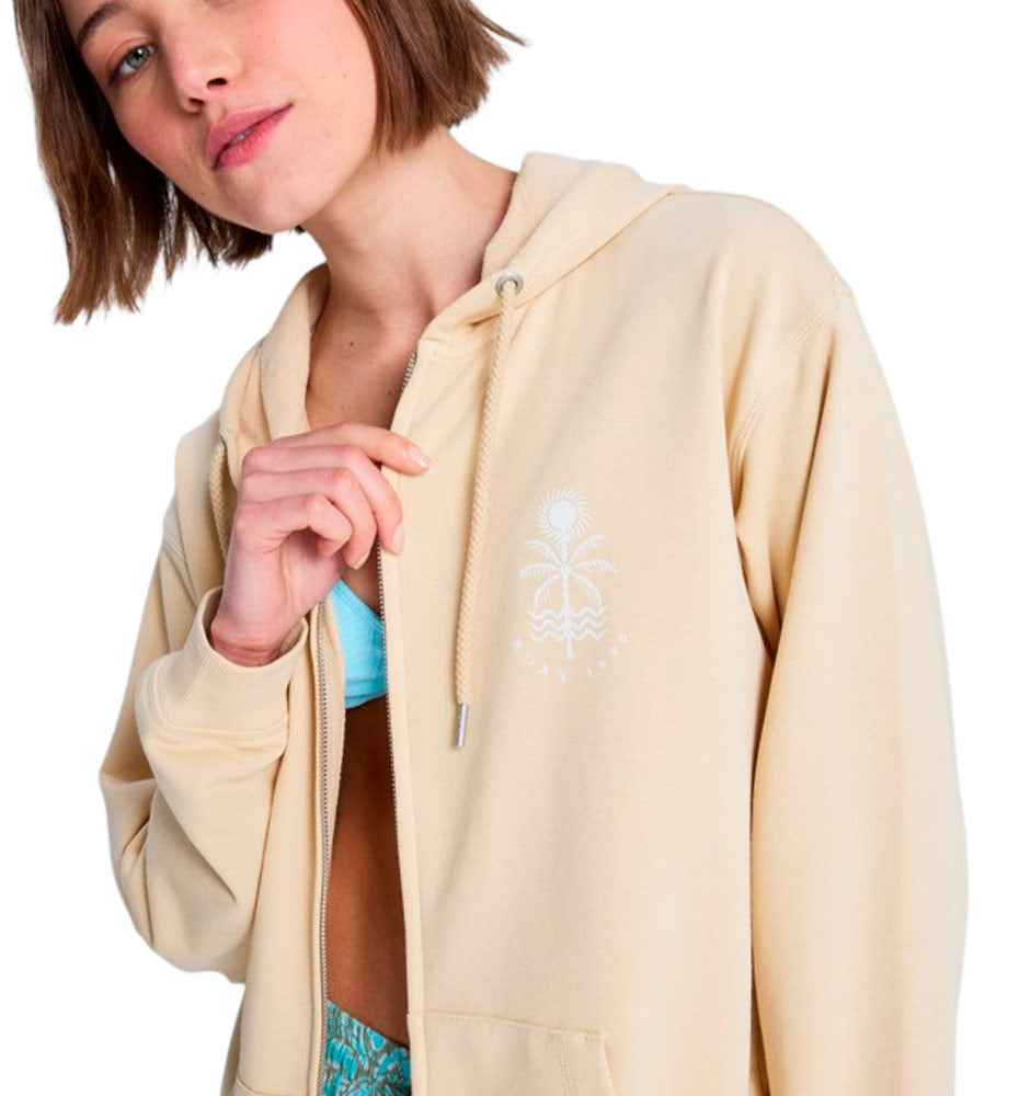 Chaqueta Casual Roxy Surf Stoked Zip Terry