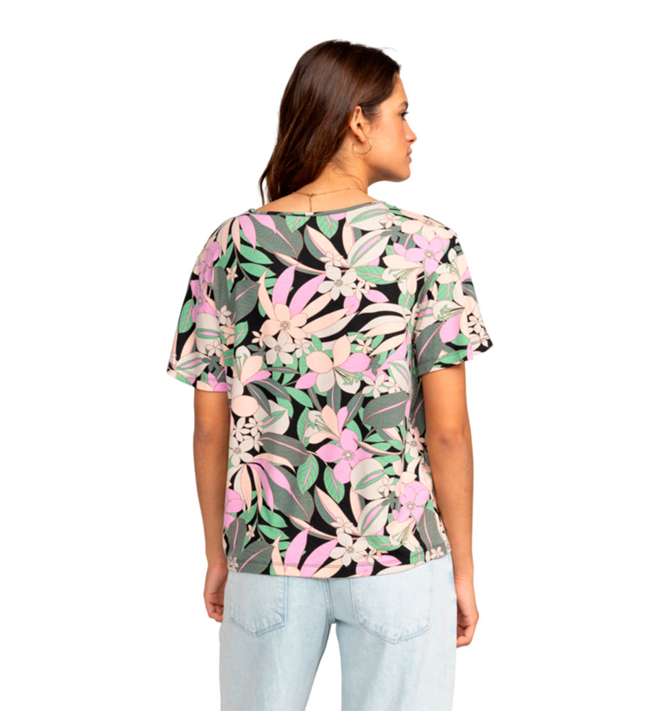 T-shirt M/c Casual_Woman_ROXY Flowers For Life