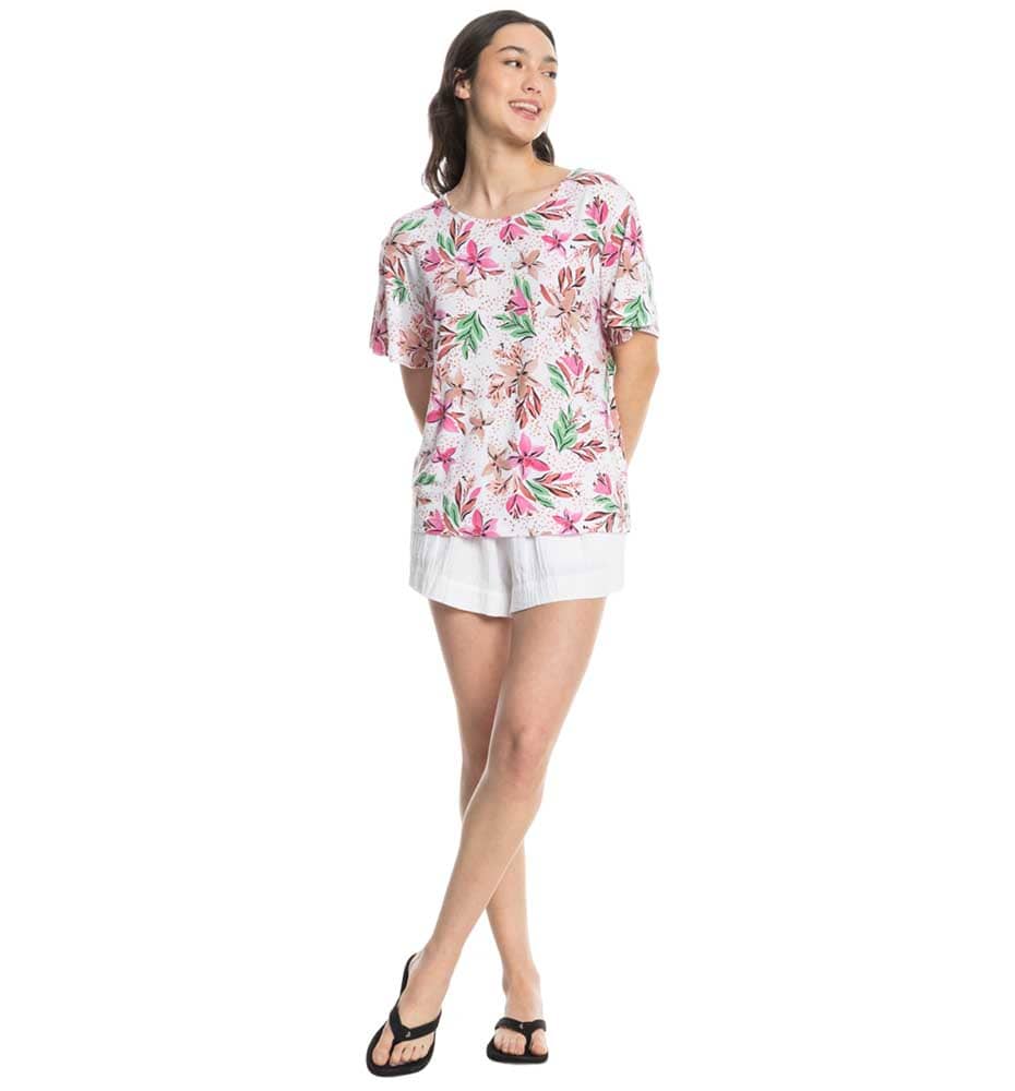 T-shirt M/c Casual_Woman_ROXY Flowers For Life