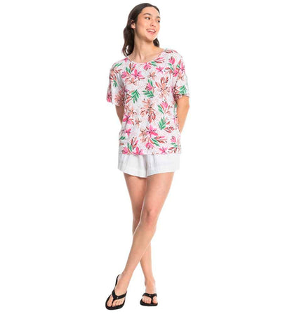 T-shirt M/c Casual_Woman_ROXY Flowers For Life