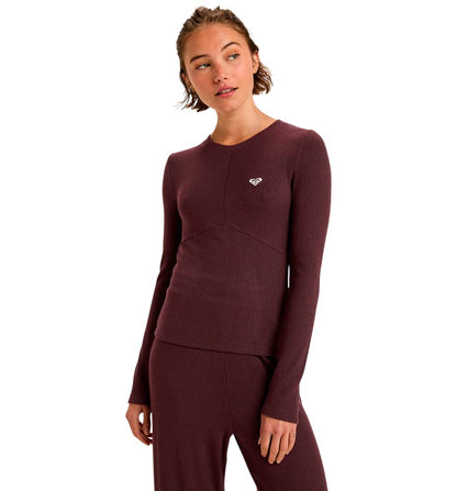 Women's Casual T-Shirt_ROXY Rise &amp; Vibe New Rib