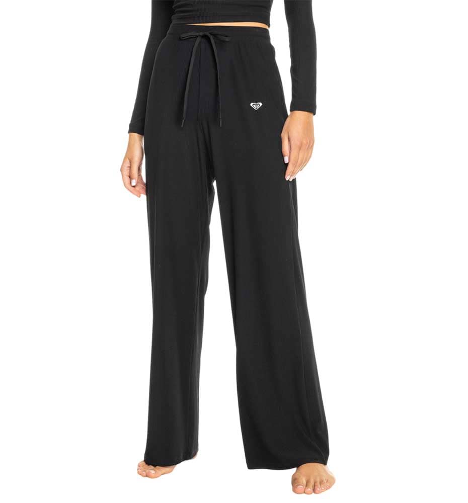 Casual Pants_Women_ROXY Rise &amp; Vibe Rib Wide Leg Pants