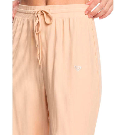 Pantalón Casual_Mujer_ROXY Rise & Vibe Rib Wide Leg Pants