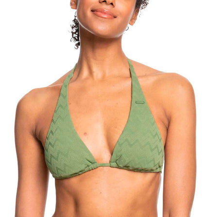 Bikini Top Swimsuit_Women_ROXY Current Coolness Elongated Tri