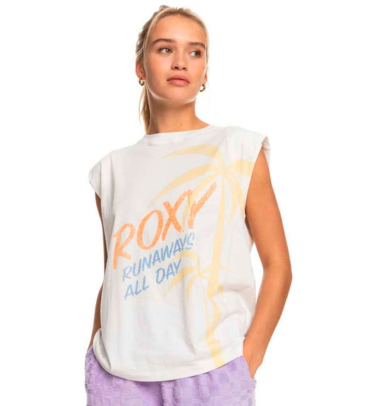 Casual Sleeveless T-shirt_Woman_ROXY The Smell Of The Sea