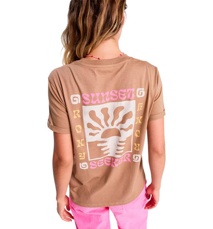 ROXY Oceanregular Poster Casual M/c T-shirt for Women