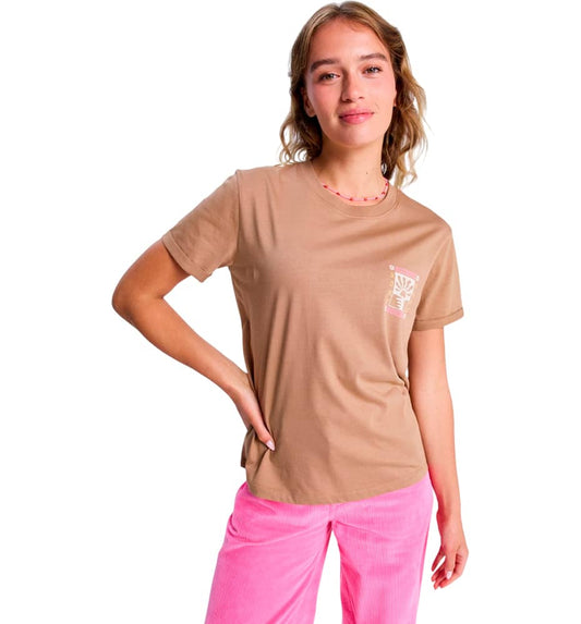 ROXY Oceanregular Poster Casual M/c T-shirt for Women