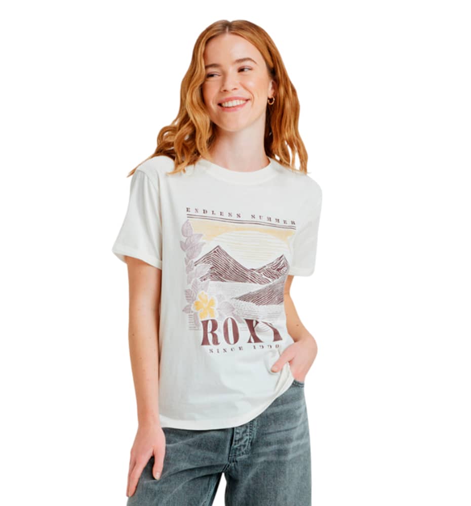 ROXY Oceanregular Poster Casual M/c T-shirt for Women