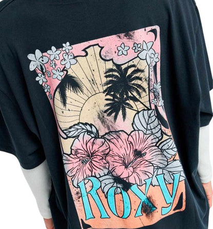 Camiseta Casual Roxy Talloversize Washed