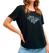 Camiseta Casual Roxy Oceanwave Regular Slub