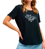 Camiseta Casual Roxy Oceanwave Regular Slub