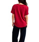 Camiseta Casual Roxy Oceanwave Regular Slub