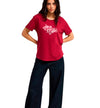 Camiseta Casual Roxy Oceanwave Regular Slub