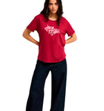 Camiseta Casual Roxy Oceanwave Regular Slub