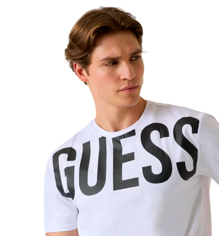 Camiseta Casual Guess Logo Palm