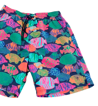 Guess Illustration Print Swimsuit