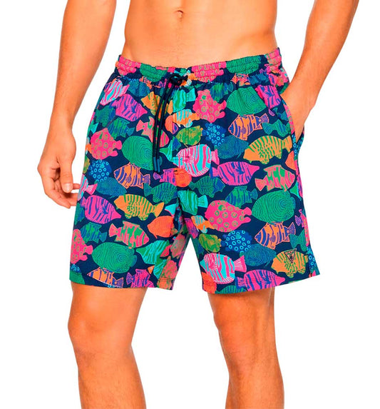 Bañador Baño Guess Illustration Print