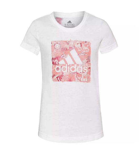 T-shirt M/c Casual_Girl_ADIDAS Jg Mh Bos Box