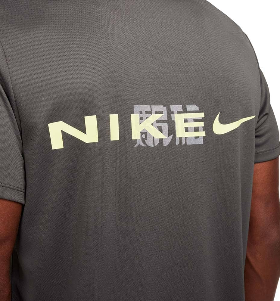 T-shirt M/c Running_Hombre_NIKE M Nk Df Uv Ss Miler Hkne