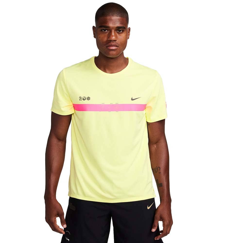 Camiseta M/c Running_Hombre_NIKE M Nk Df Uv Ss Miler Hkne