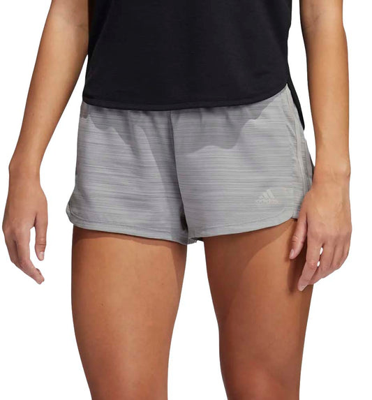 Short Running_Women_ADIDAS Pacer 3-Stripes Woven Heather Shorts