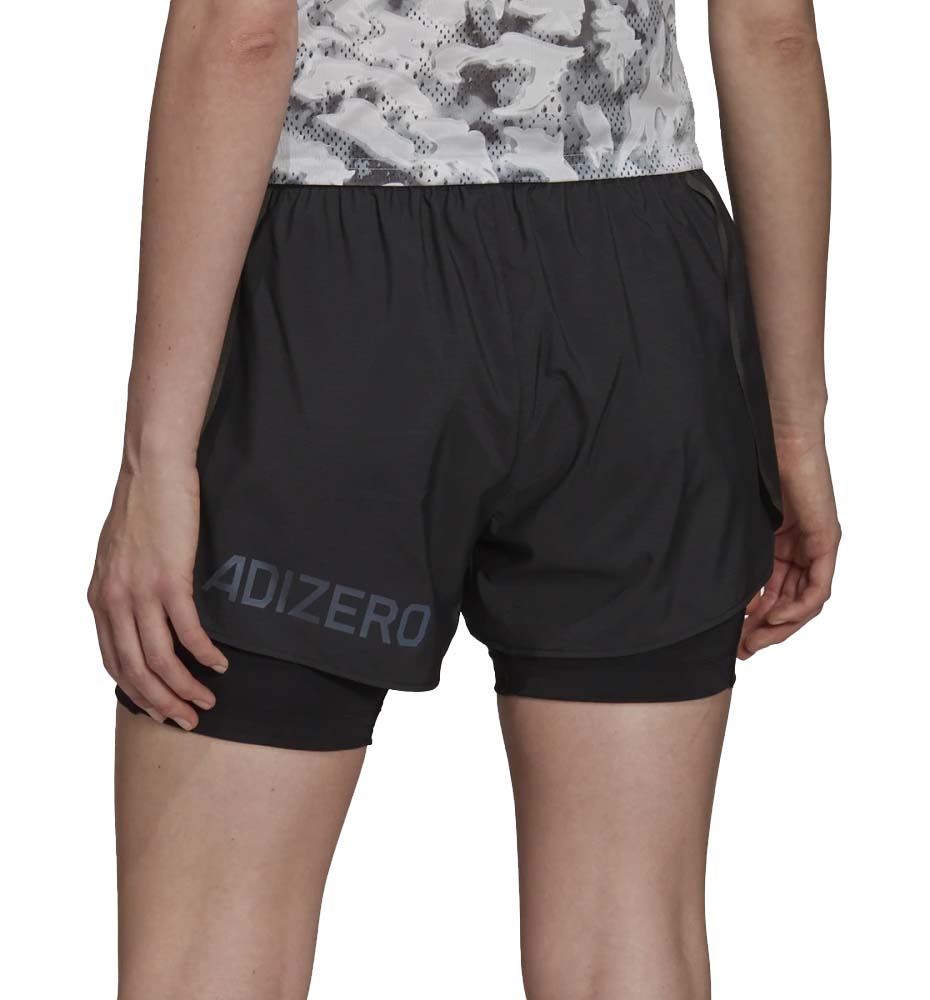 Short Running_Mujer_ADIDAS Adizero 2in1