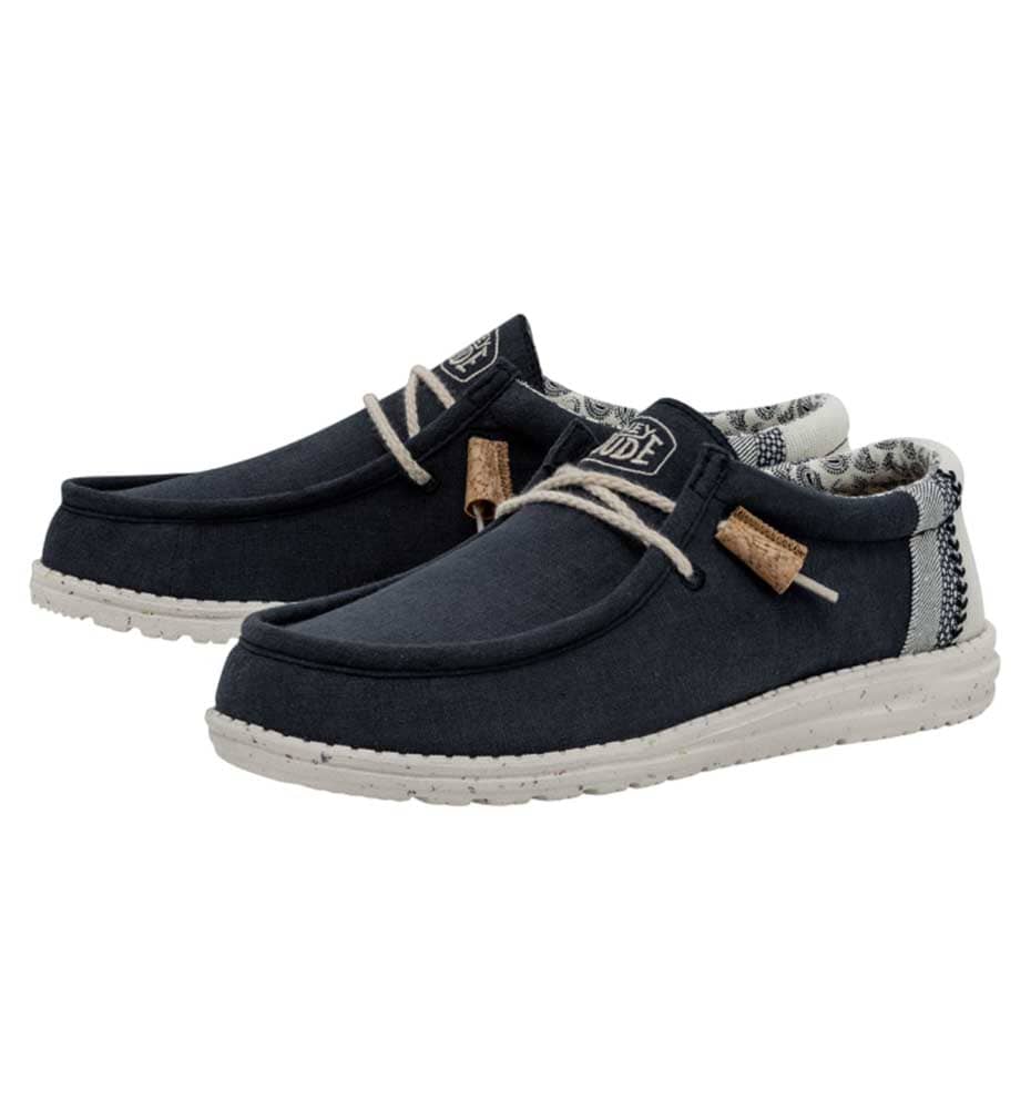 Casual_Men_HEYDUDE Wally Linen Natural Sneakers