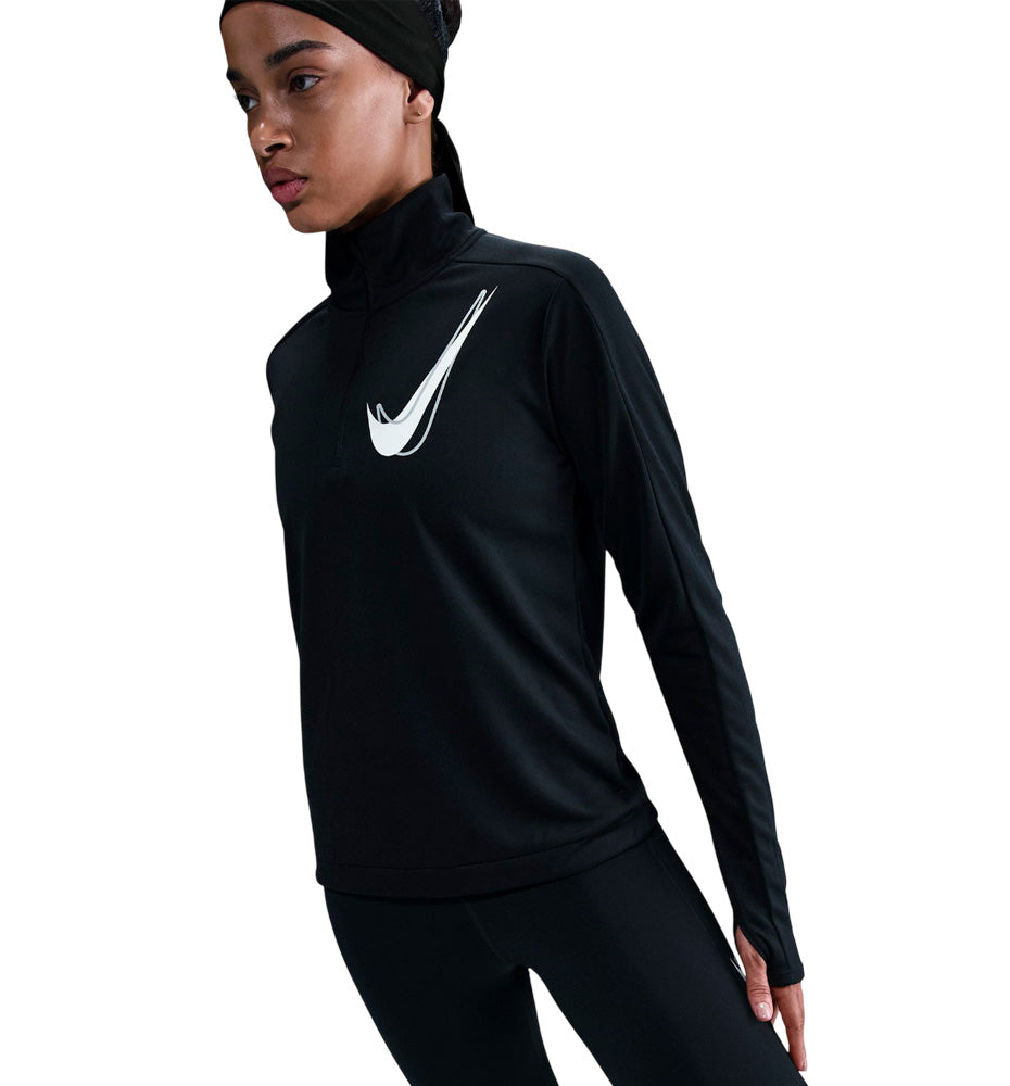 Camiseta M/l Running_Mujer_Nike Swoosh