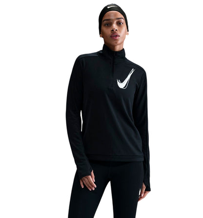 Camiseta M/l Running_Mujer_Nike Swoosh