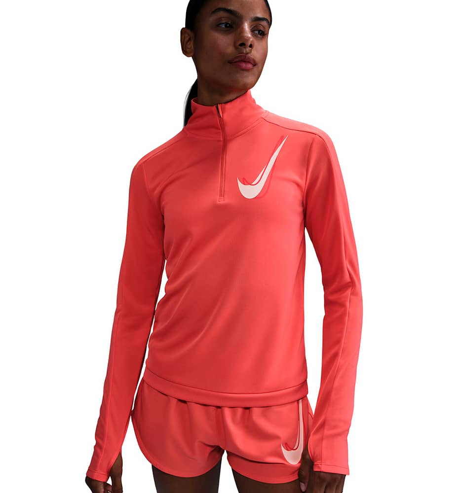 Camiseta M/l Running_Mujer_Nike Swoosh