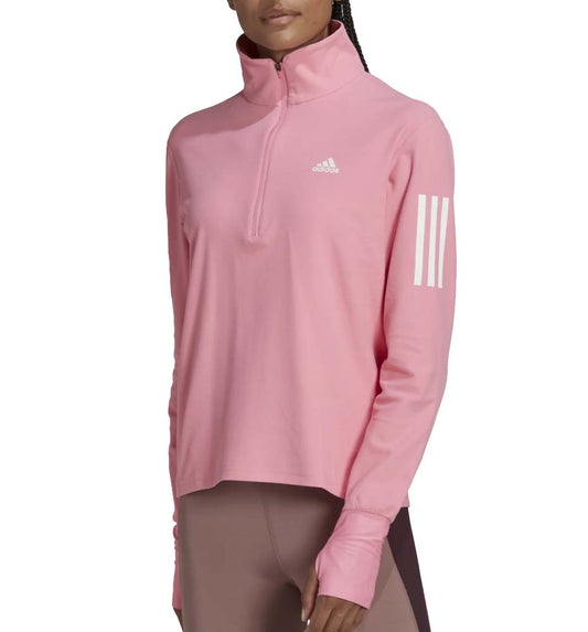 Technical Running Sweatshirt M/L_Women_ADIDAS Otr 1/2 Zip W