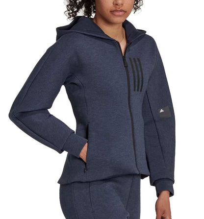 Chaqueta Casual con Capucha _Mujer_ADIDAS W Mv Sl Fz Hd