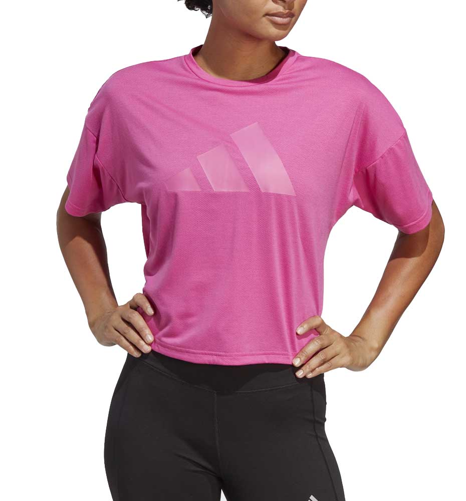 Camiseta M/c Casual_Mujer_ADIDAS W I 3 Bar Tee 2