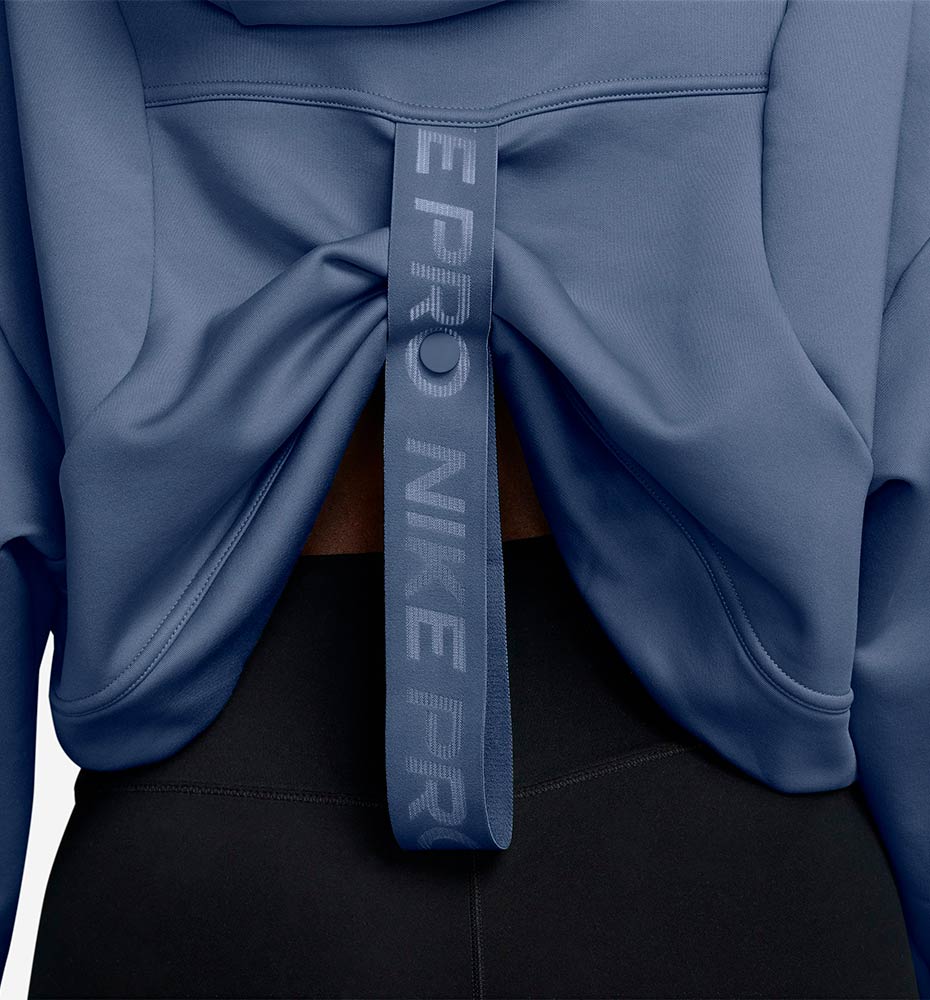 Hoodie Sudadera Capucha Fitness_Mujer_Nike Pro