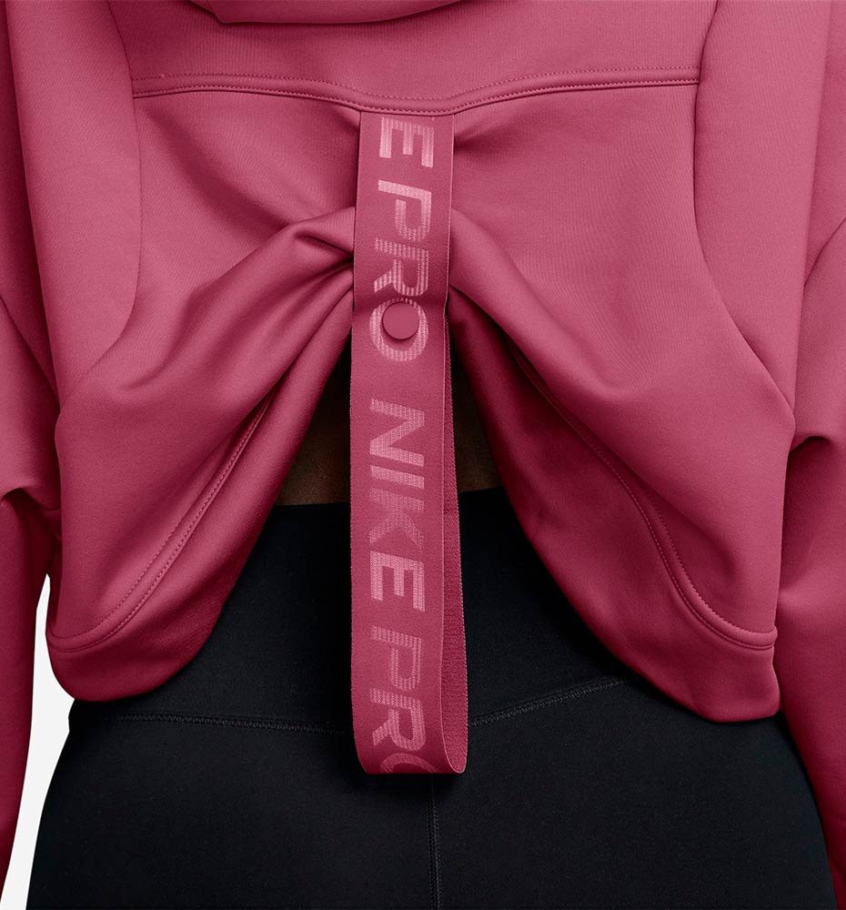 Hoodie Sudadera Capucha Fitness_Mujer_Nike Pro