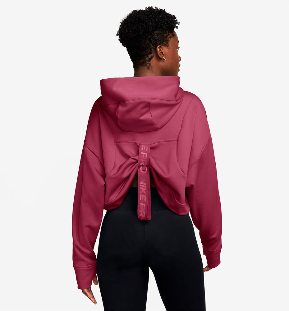 Hoodie Sudadera Capucha Fitness_Mujer_Nike Pro