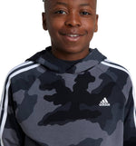 Hoodie Sudadera Capucha Casual Adidas J Bl Camo Ft Hd