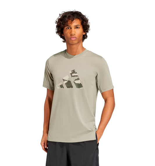 Camiseta M/c Fitness_Hombre_ADIDAS Camo Big Logo T